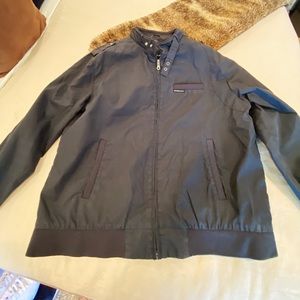 Members Only Navy Classic Iconic Racer Jacket
